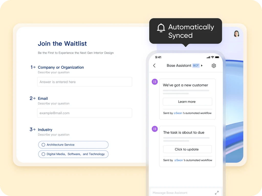 Tích hợp các cài đặt automation trên Lark Base